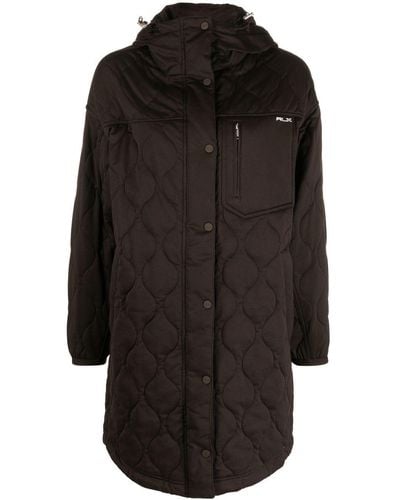 Polo Ralph Lauren Quilted Hooded Coat - Black