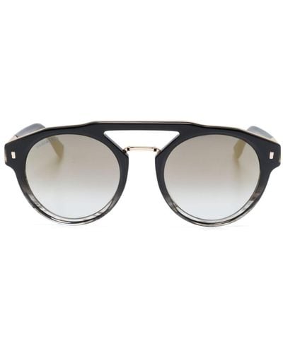 DSquared² Hype Ombré Pantos-frame Sunglasses - Black