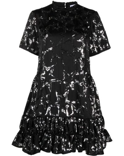 Rabanne スパンコール ドレス - ブラック