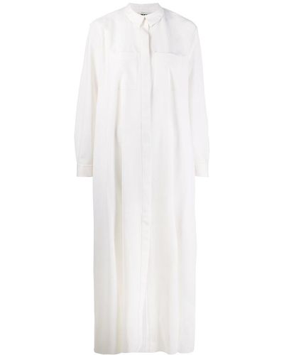 Maison Rabih Kayrouz Chest Pocket Shirt Dress - White