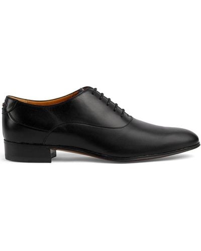 Gucci Double G Oxford Shoes - Black