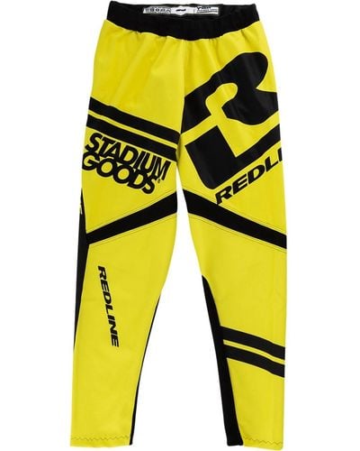 RedLine X A$AP Ferg x Stadium Goods pantalon de jogging Race - Jaune