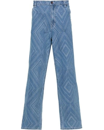 Honor The Gift Diamond Loose-fit Jeans - Blue
