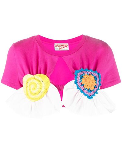 ANDERSSON BELL Cropped Top - Roze