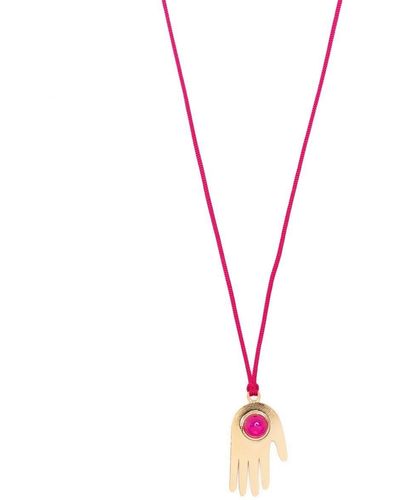 Isabel Marant Hand--charm String Necklace - Pink