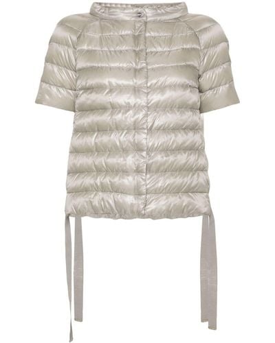Herno Short-sleeve Puffer Jacket - White