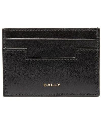 Bally Logo-print Leather Cardholder - Black
