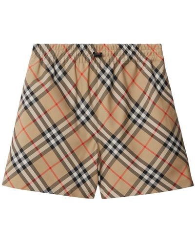 Burberry EKD Shorts mit Vintage-Check - Natur