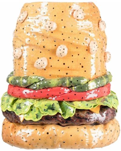 Moschino Falda con diseño de hamburguesa - Multicolor
