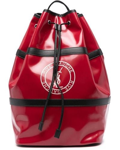Saint Laurent Rive Gauche Backpack - Red