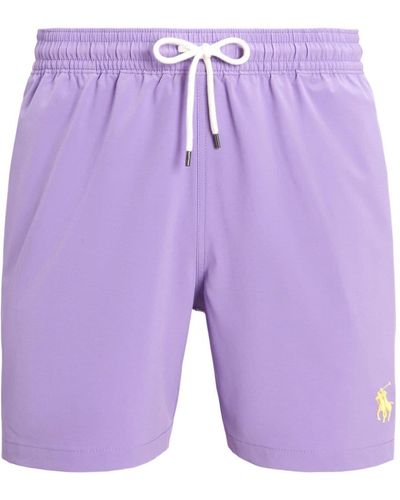 Polo Ralph Lauren Traveler Classic Swim Shorts - Purple