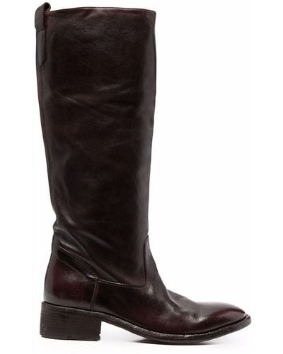 Officine Creative Knee-length Leather Boots - Brown