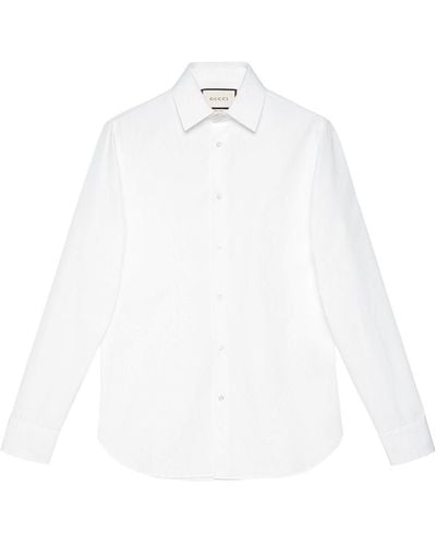 Gucci Getailleerd Overhemd - Wit