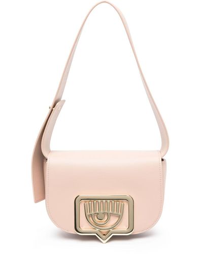 Chiara Ferragni Schultertasche mit Eyelike-Schild - Pink