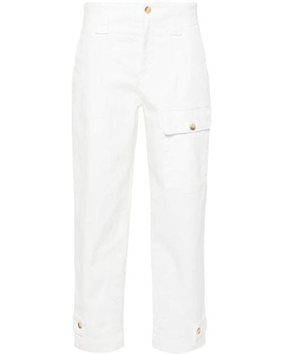 Pinko Pantalones cargo ajustados - Blanco