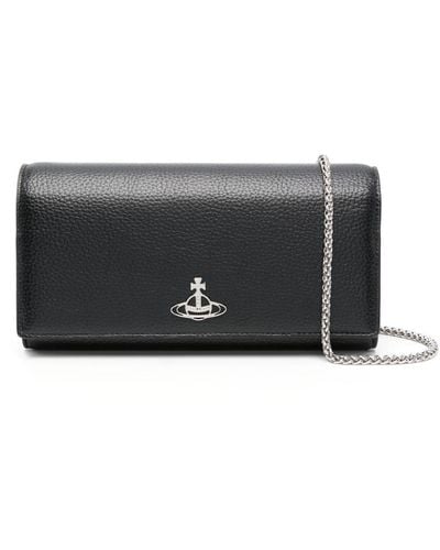 Vivienne Westwood Orb-plaque Wallet-on-chain - Grey