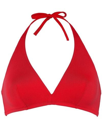 Eres Gang Triangle Bikini Top - Red