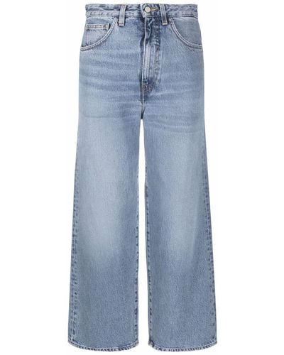 Totême High-waisted Wide-leg Jeans - Blue