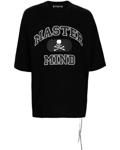 Mastermind Japan Logo-print Cotton T-shirt - Black