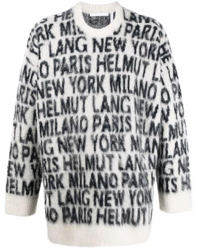 Helmut Lang Logo-print Sweater - Multicolour