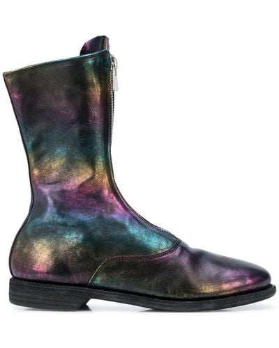 Guidi Iridesdent Ankle Boots - Multicolour