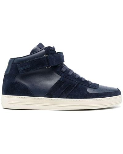 Tom Ford Radcliffe High-top Sneakers - Blue