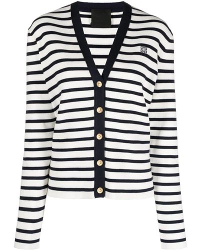 Givenchy Cardigan a righe - Nero