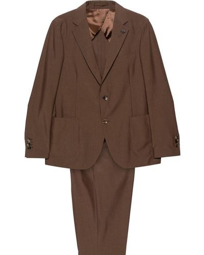 Lardini Single-breasted Suit - Brown