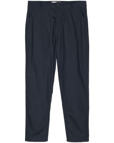 Universal Works Mid-rise Tapered Trousers - Blue