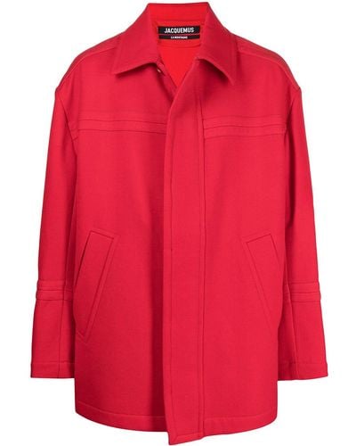 Jacquemus Oversized Straight-fit Jacket - Red