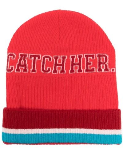 Dorothee Schumacher Catch Her If You Can Wool Beanie - Red