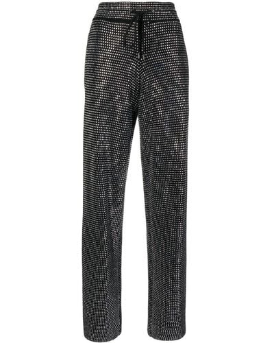Tom Ford Crystal-embellished Wide-leg Trousers - Multicolour