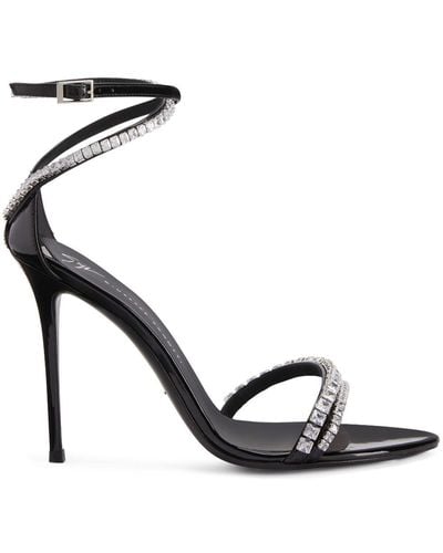 Giuseppe Zanotti Abileene 90mm Crystal-embellished Sandals - Black
