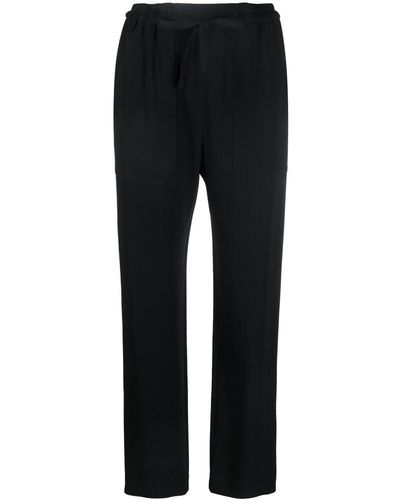Etro Drawstring-waist Tapered Trousers - Black
