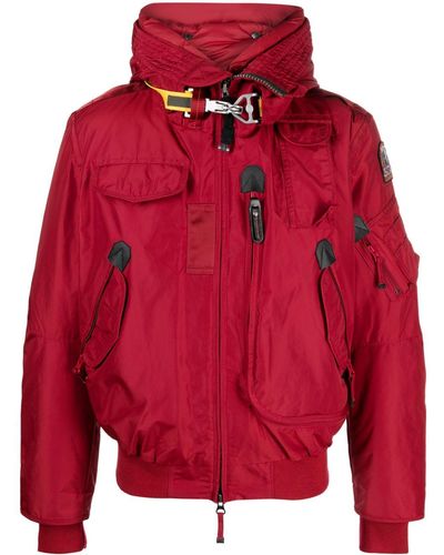 Parajumpers Gobi Water-repellent Hooded Jacket - Red