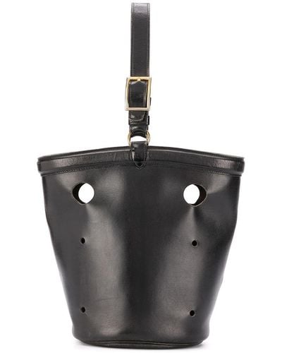 Hermès 1960s Mangeoire Bucket Bag - Black