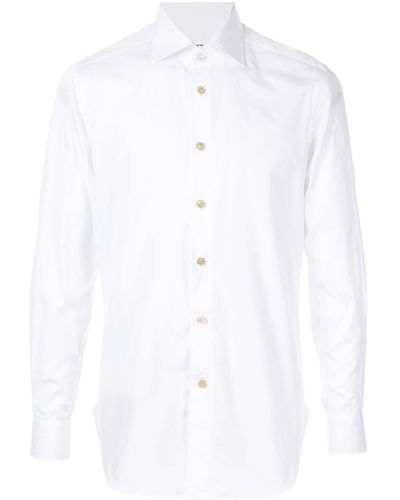 Kiton Poplin Shirt - White