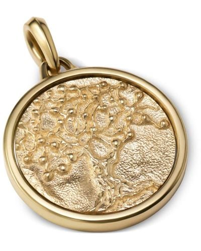 David Yurman 18kt Yellow Gold Tree Of Life Amulet - Metallic