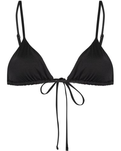 Frankie's Bikinis Triangel Bikinitop - Zwart