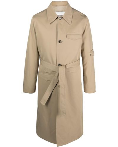 Nanushka Derron Bonded-cotton Trench Coat - Natural