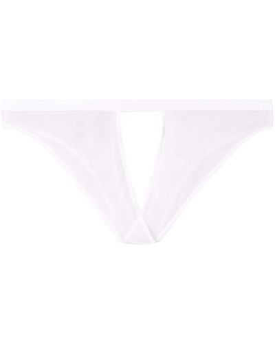 Maison Close Pure Tentantion Open Knickers - White