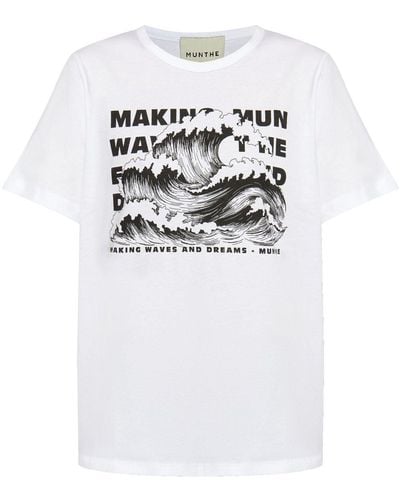 Munthe Oban Organic-cotton T-shirt - White