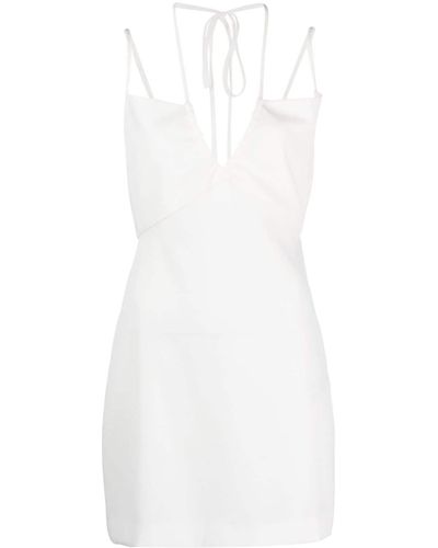 P.A.R.O.S.H. Multiple-strap Mini Dress - White