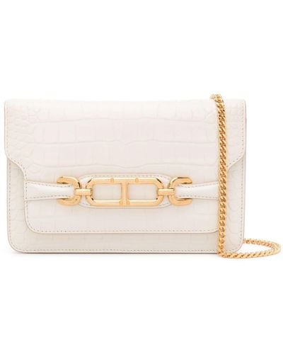 Tom Ford Small Whitney Leather Crossbody Bag - Natural