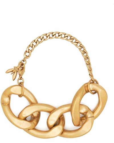 Patrizia Pepe Mixed Chain Bracelet - Metallic