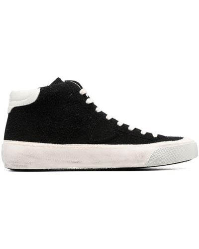 Philippe Model Plaisir High-top Sneakers - Black