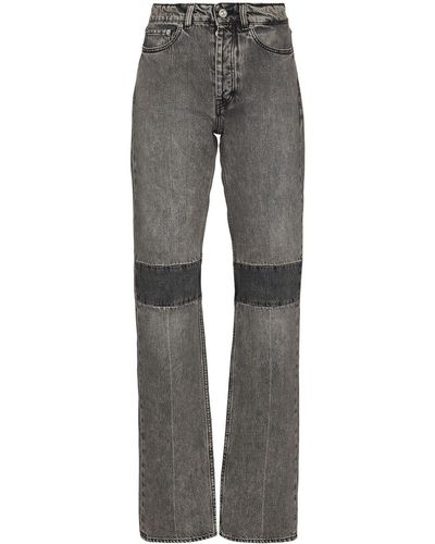 Our Legacy High-waisted Straight-leg Jeans - Gray