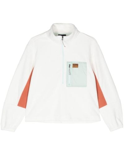 Patagonia Sweatshirt mit Reißverschluss - Weiß