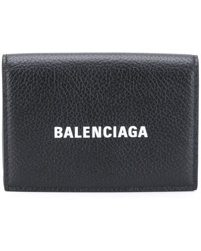 Balenciaga Portemonnee Met Logoprint - Zwart