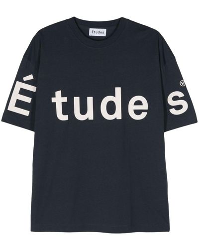 Etudes Studio T-shirt The Spirit Études - Bleu